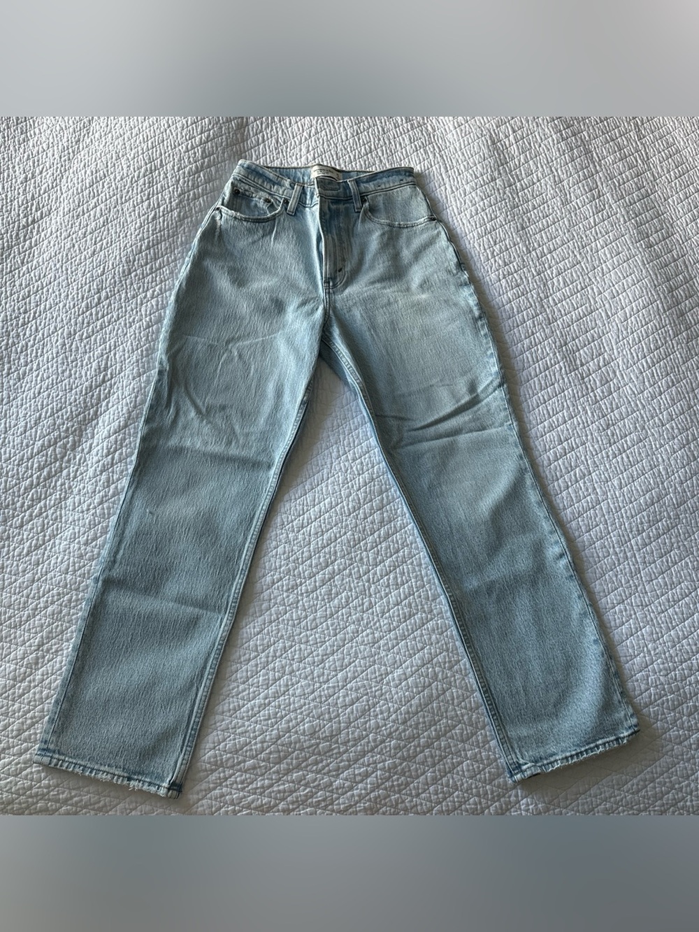 Abercrombie and fitch the 90s straight ultra high rise curve love Jean